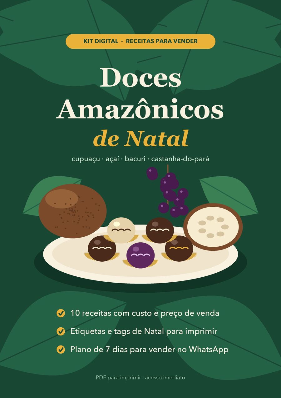 Kit Doces Amazônicos de Natal